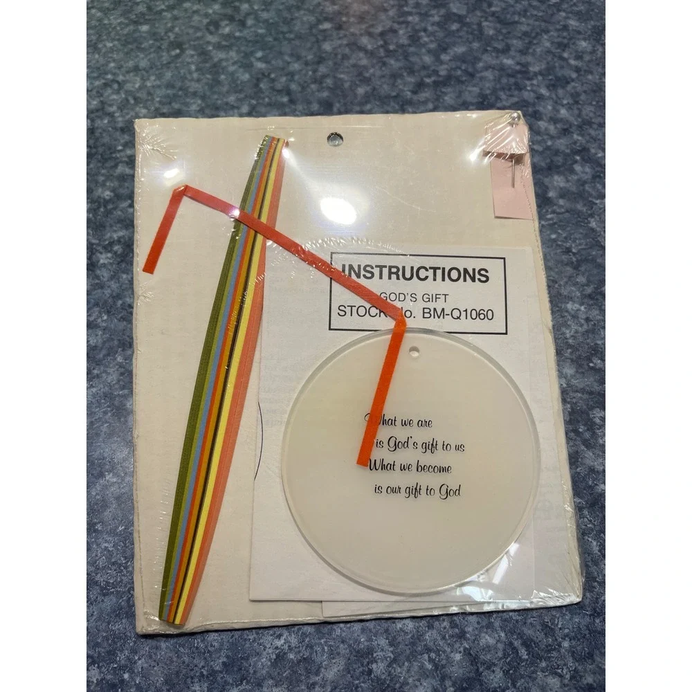 Vintage Quilling Momentos Kit Barbara Maddox God's Gift BM-Q1060 Paper Craft DIY